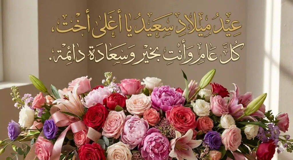 تهنئة عيد ميلاد أختي 2026: أجمل 100 رسالة تبكي القلوب