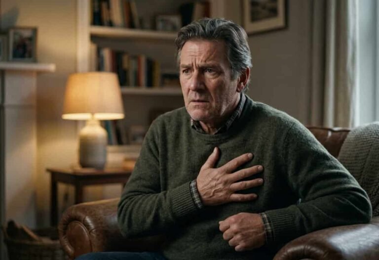 شخص مصاب بنوبة قلبية يتصل بالإسعاف