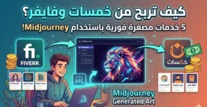 خدمات مصغرة على موقع خمسات وفايفر يمكنك تقديمها فوراً باستخدام Midjourney